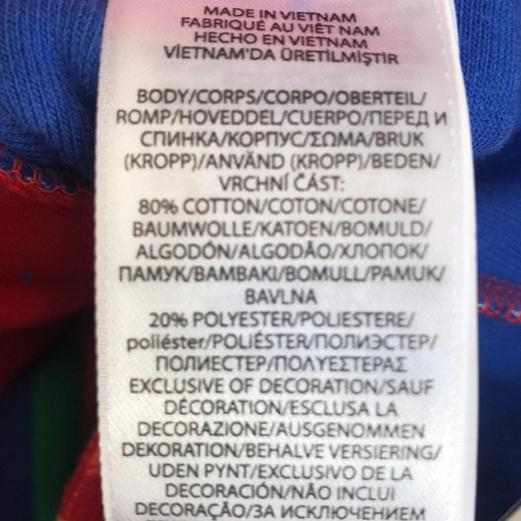 POLO Ralph Lauren striped shorts red blue yellow orange green womens Large New - Picture 9 of 9